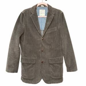 J. Crew Vintage Cord Corduroy Cotton Elbow Patch Suit Jacket Blazer Men's Small
